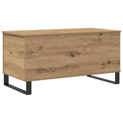 Tavolino Salotto Rovere Artigianale 90x44,5x45 cm in Truciolato