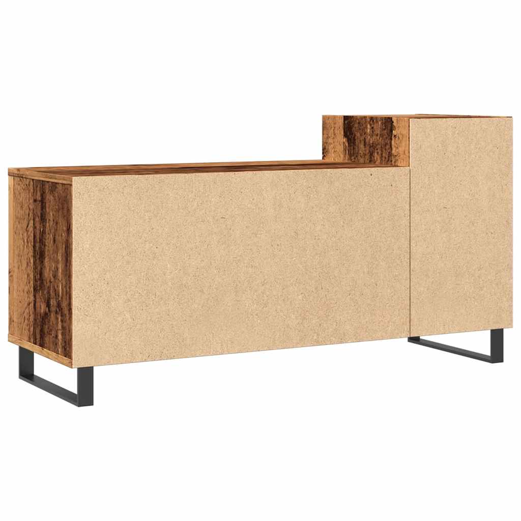 Mobile Porta TV Legno Antico 100x35x55 cm in Legno Multistrato - homemem39