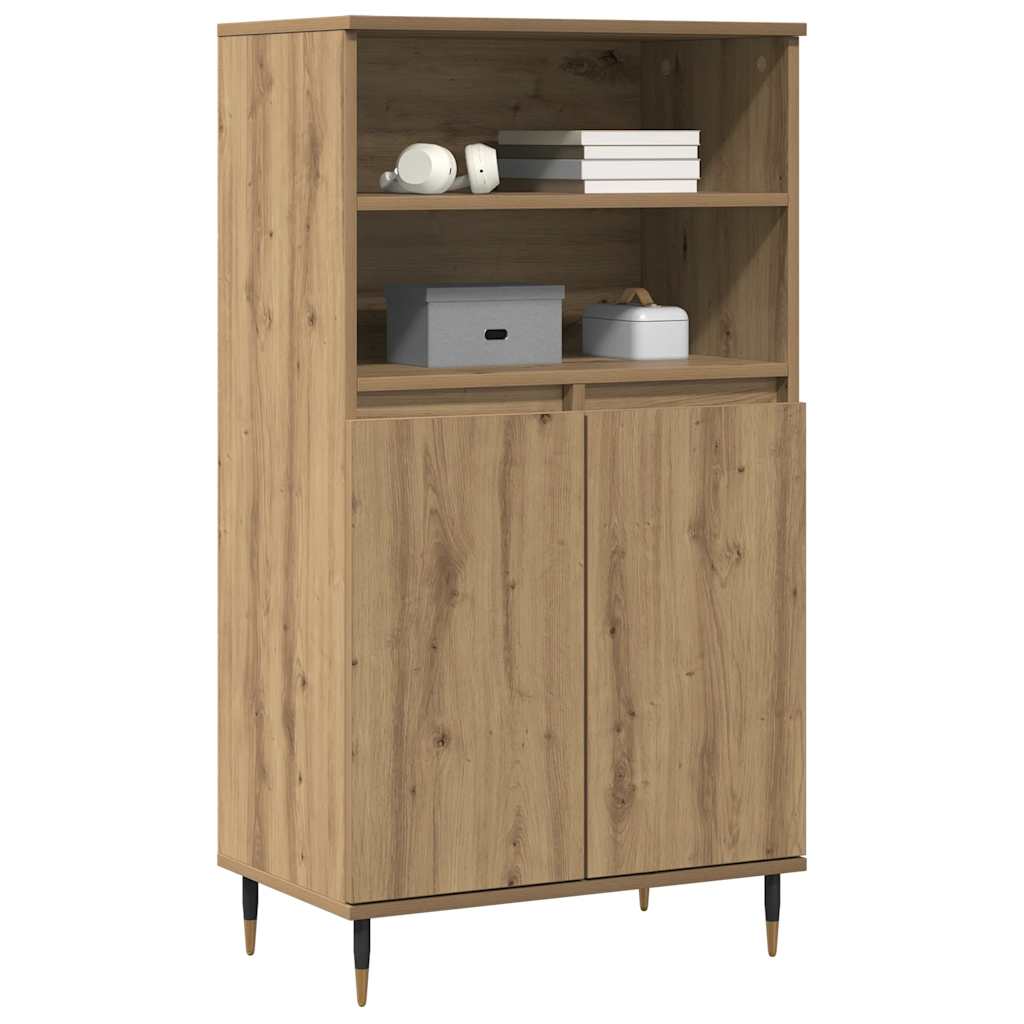 Credenza Rovere Artigianale 60x36x110 cm in Legno Multistrato - homemem39