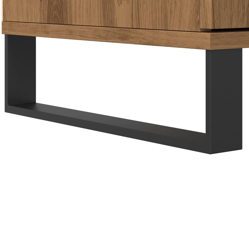 Credenza Rovere Artigianale 60x36x110 cm in Legno Multistrato - homemem39