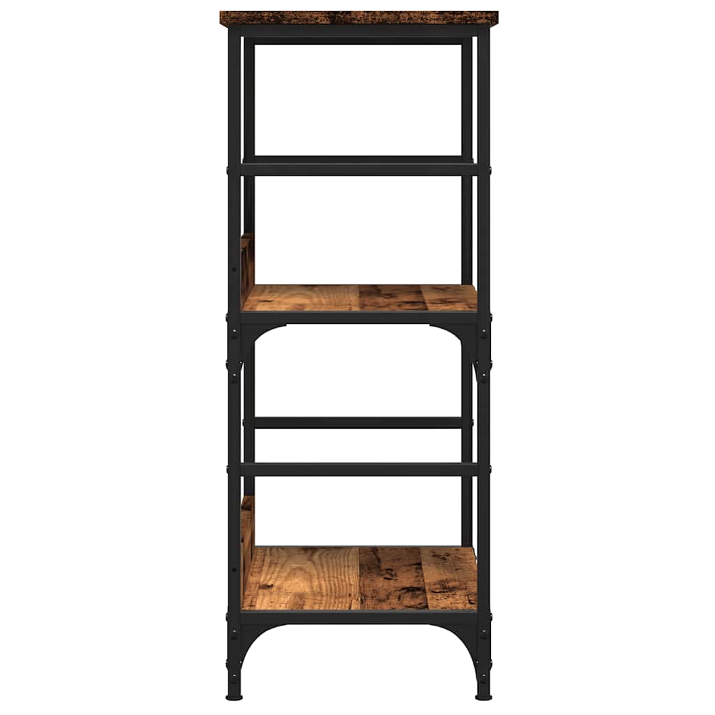 Libreria Legno Antico 50x33x82 cm in Legno Multistrato