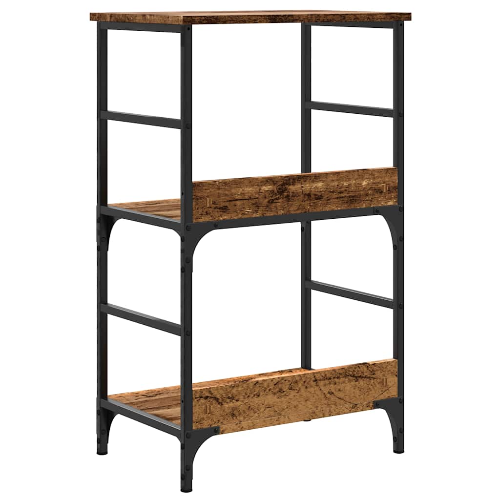 Libreria Legno Antico 50x33x82 cm in Legno Multistrato