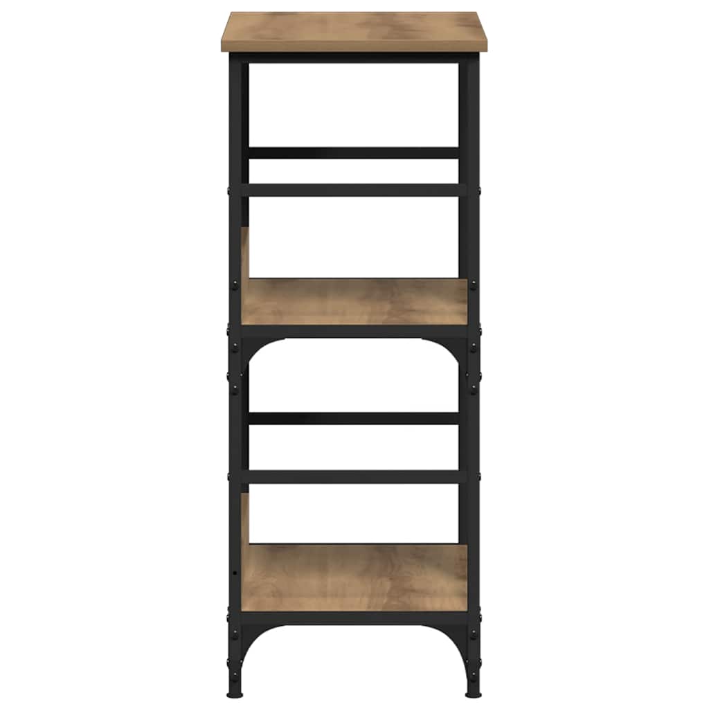 Libreria Rovere Artigianale 50x33x82 cm Legno Multistrato