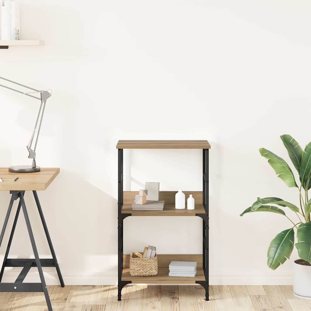 Libreria Rovere Artigianale 50x33x82 cm Legno Multistrato