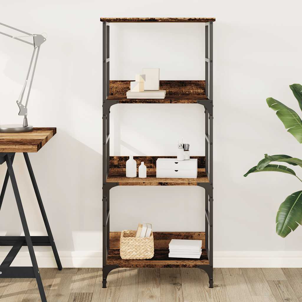 Libreria Legno Antico 50x33x117,5 cm in Legno Multistrato | homemem39
