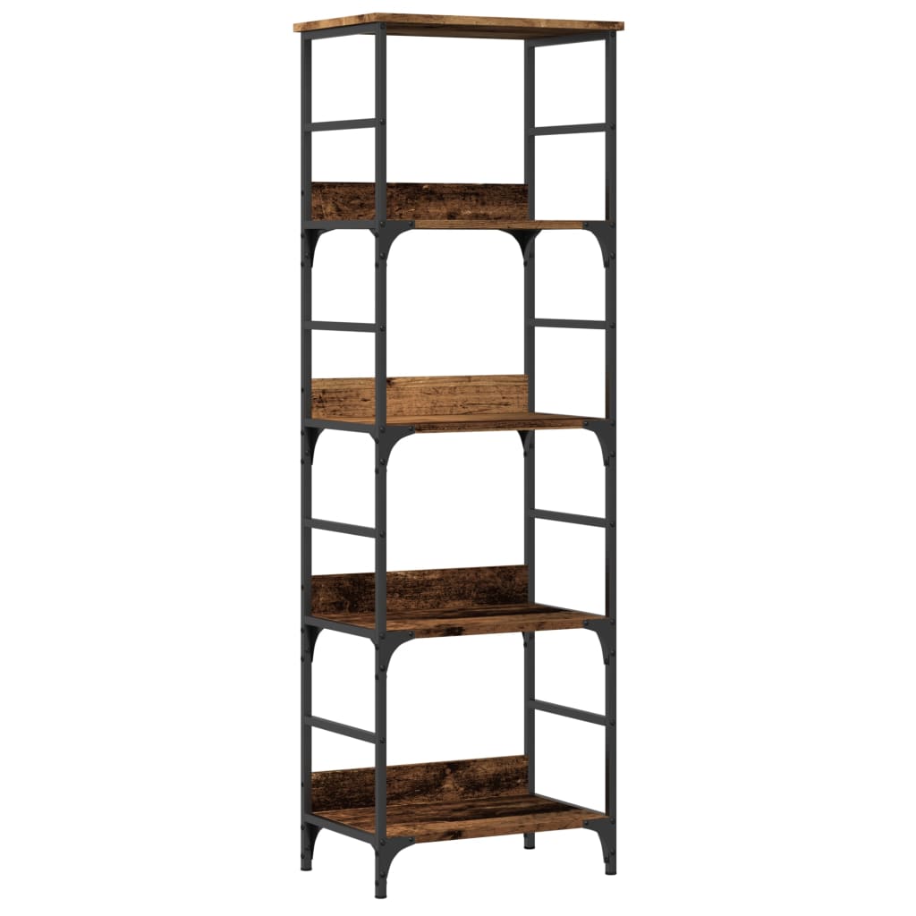 Libreria Legno Antico 50x33x153 cm in Legno Multistrato | homemem39