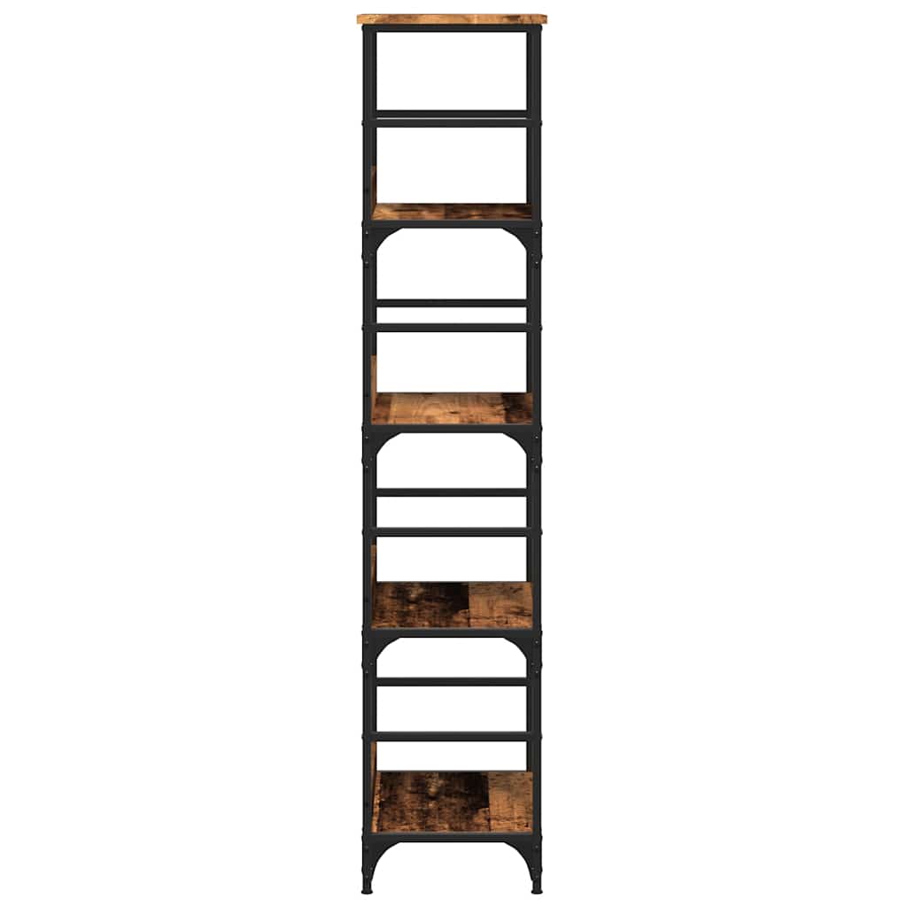 Libreria Legno Antico 50x33x153 cm in Legno Multistrato | homemem39