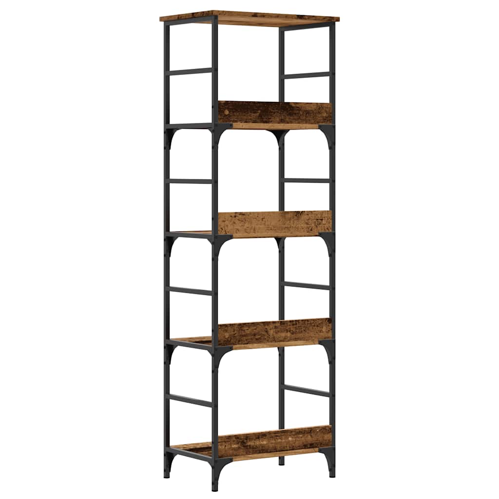 Libreria Legno Antico 50x33x153 cm in Legno Multistrato | homemem39