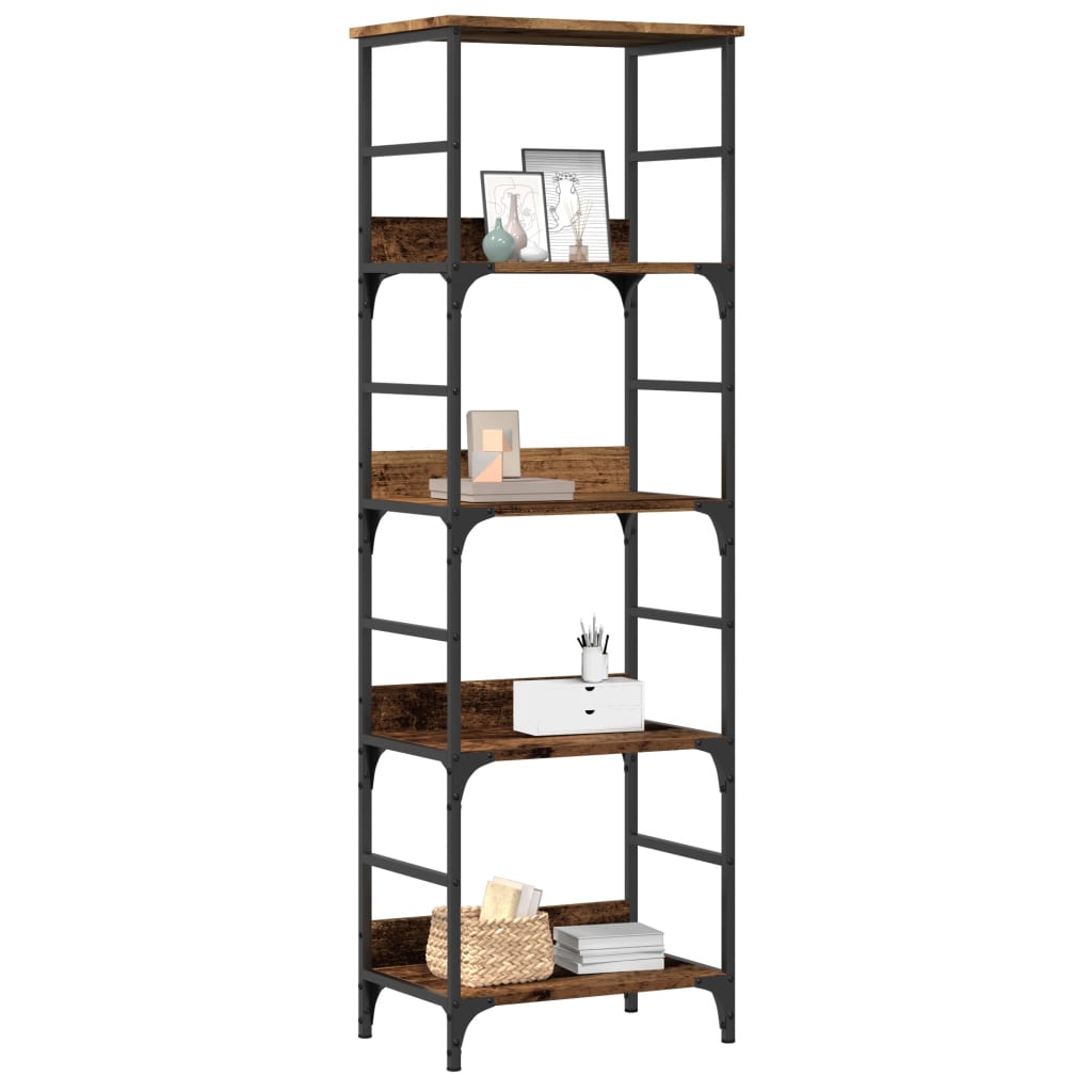 Libreria Legno Antico 50x33x153 cm in Legno Multistrato | homemem39