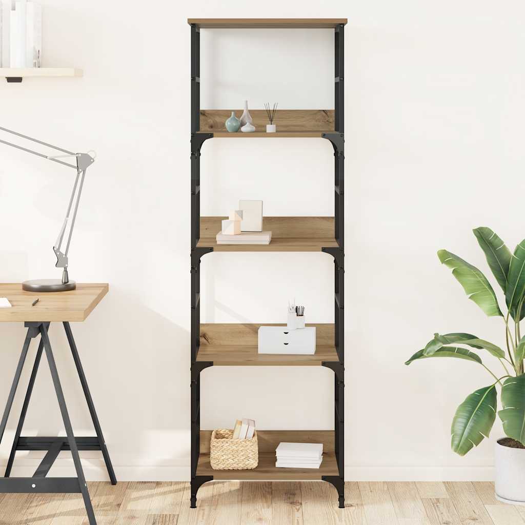 Libreria Rovere Artigianale 50x33x153 cm in Truciolato | homemem39