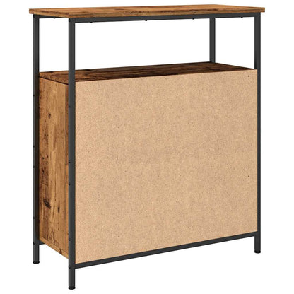 Credenza Legno Antico 70x30x80 cm in Legno Multistrato - homemem39