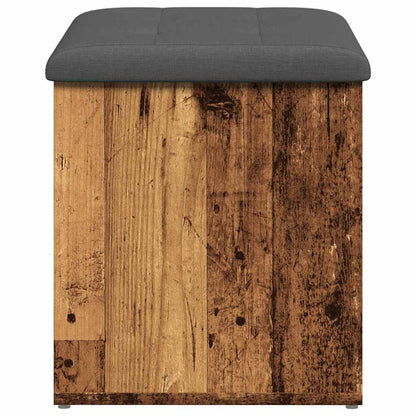 Panca Portaoggetti Legno Antico 62x42x45 cm Legno Multistrato | homemem39