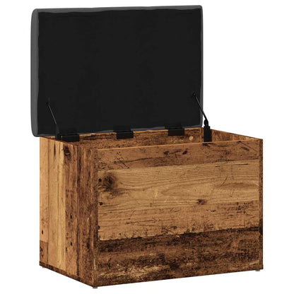 Panca Portaoggetti Legno Antico 62x42x45 cm Legno Multistrato | homemem39