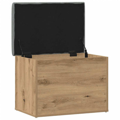 Panca Portaoggetti Rovere Artigianale 62x42x45 cm in Truciolato