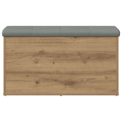 Panca contenitore artigianale in rovere 82x42x45 cm in legno ingegnerizzato | homemem39
