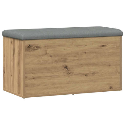 Panca contenitore artigianale in rovere 82x42x45 cm in legno ingegnerizzato | homemem39