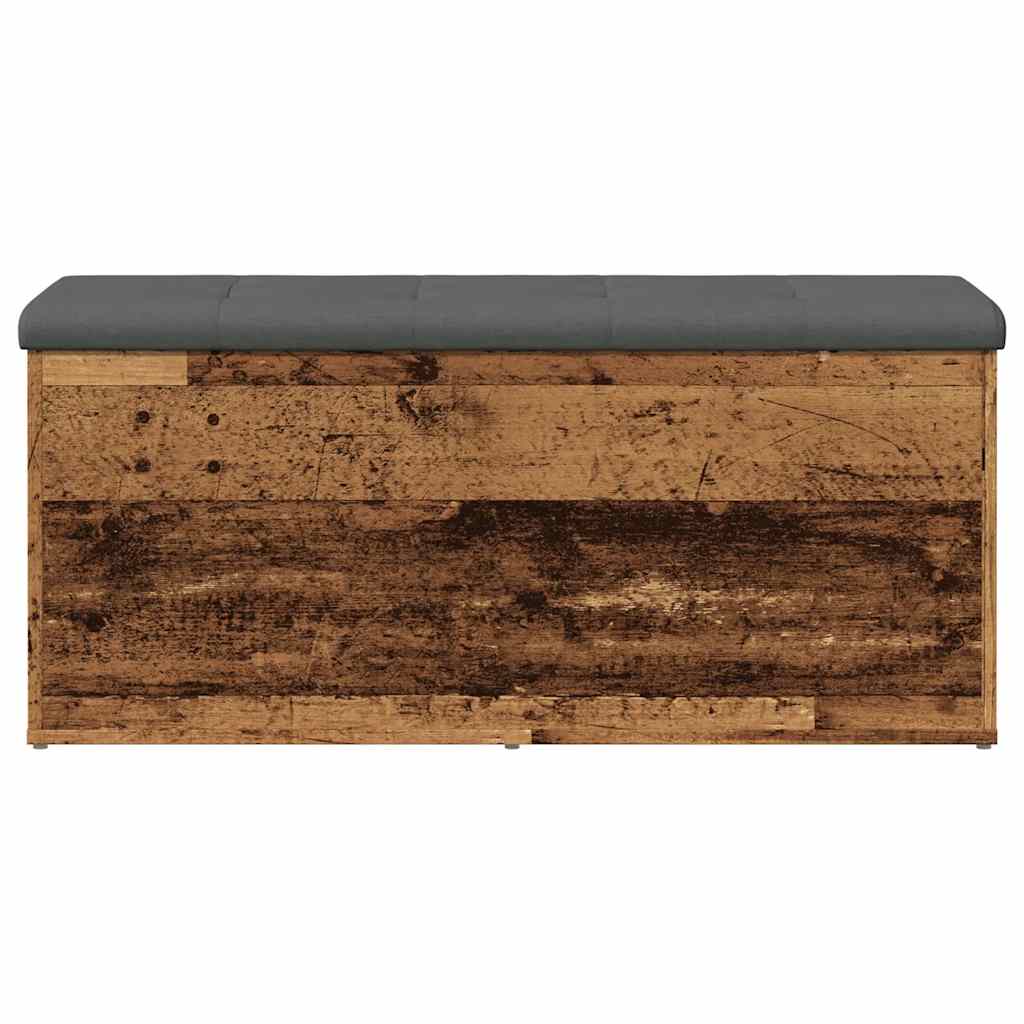 Panca Portaoggetti Legno Antico 102x42x45 cm Legno Multistrato | homemem39