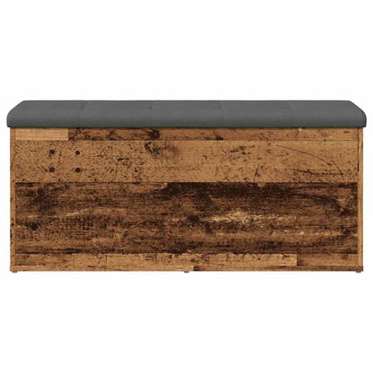 Panca Portaoggetti Legno Antico 102x42x45 cm Legno Multistrato | homemem39