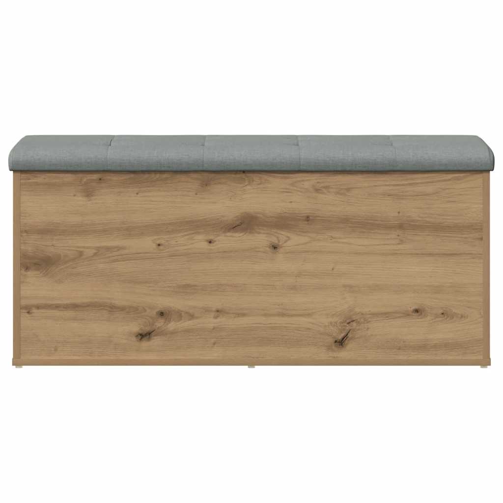 Panca contenitore artigianale in rovere 102x42x45 cm in legno ingegnerizzato | homemem39