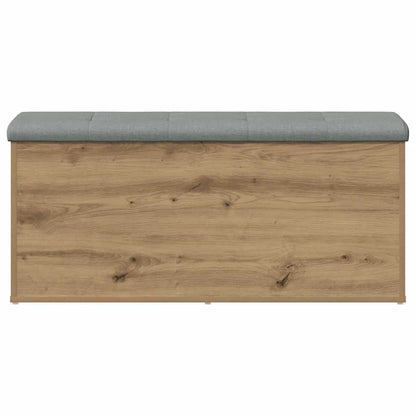 Panca contenitore artigianale in rovere 102x42x45 cm in legno ingegnerizzato | homemem39
