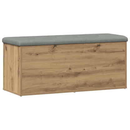 Panca contenitore artigianale in rovere 102x42x45 cm in legno ingegnerizzato | homemem39