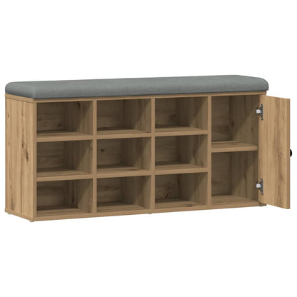 Panca Porta Scarpe Rovere Artigianale 102x32x50 cm Truciolato | homemem39