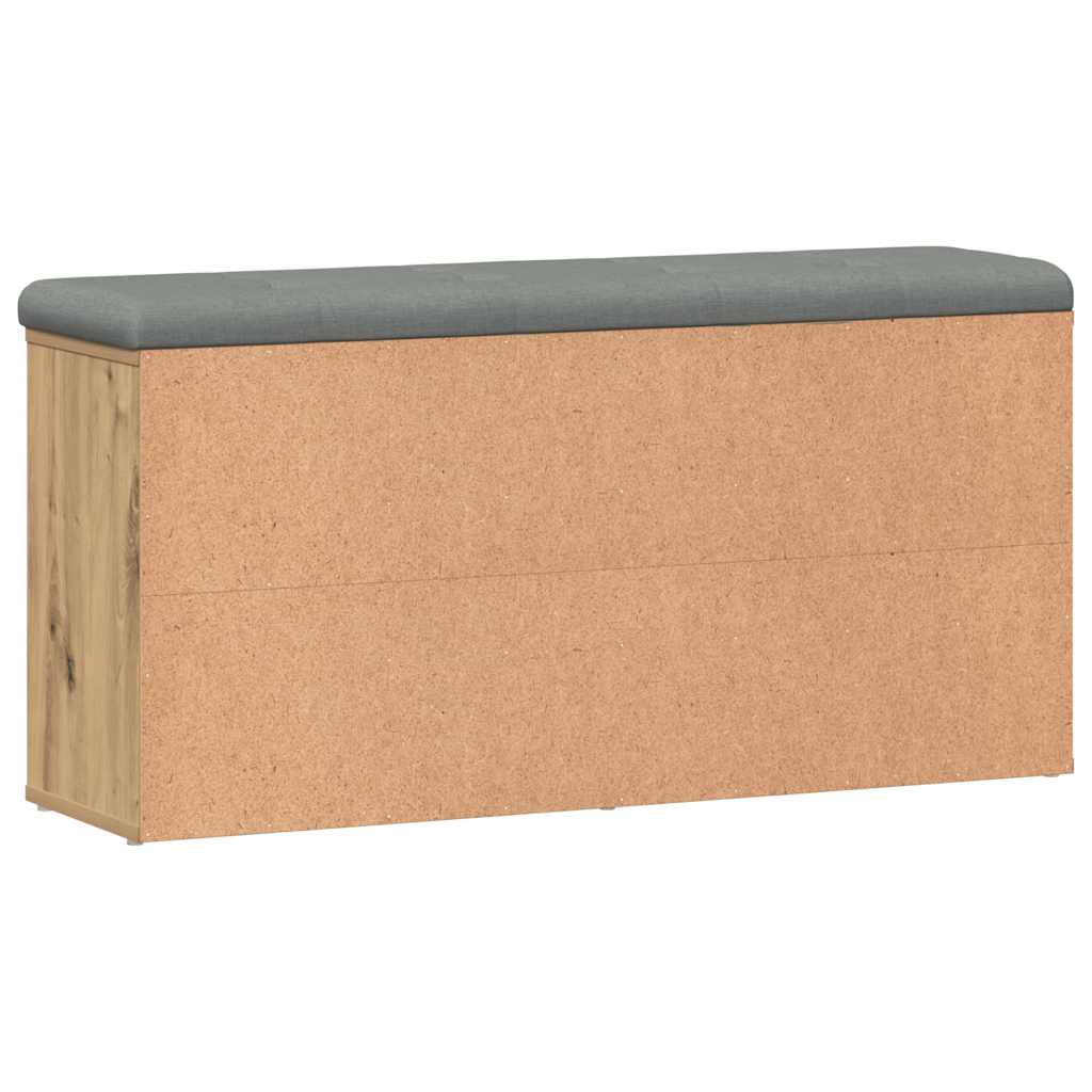 Panca Porta Scarpe Rovere Artigianale 102x32x50 cm Truciolato | homemem39
