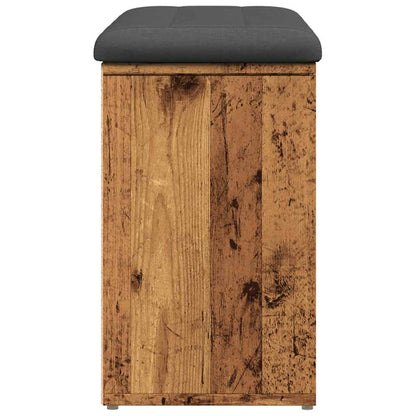 Panca Porta Scarpe Legno Antico 82x32x50 cm Legno Multistrato | homemem39