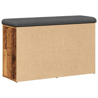Panca Porta Scarpe Legno Antico 82x32x50 cm Legno Multistrato | homemem39