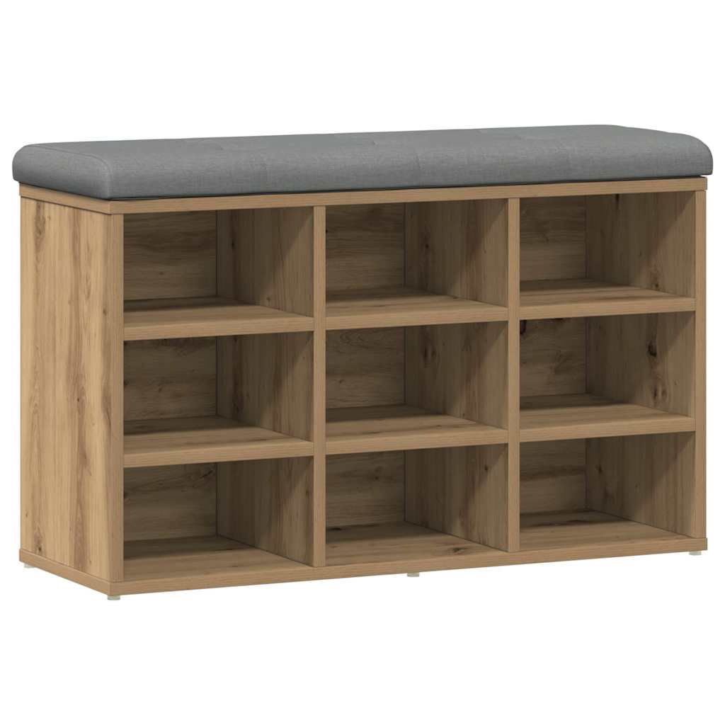 Scarpiera Rovere Artigianale 82x32x50 cm in Legno Multistrato | homemem39