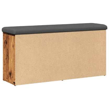 Panca Porta Scarpe Legno Antico 102x32x50 cm Legno Multistrato | homemem39