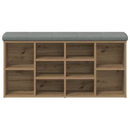 Panca Porta Scarpe Rovere Artigianale 102x32x50 cm Truciolato
