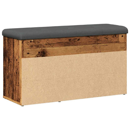 Scarpiera Legno Antico 82x32x45,5 cm in Legno Multistrato