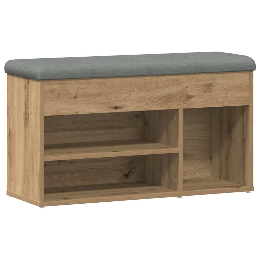 Scarpiera Rovere Artigianale 82x32x45,5 cm in Legno Multistrato - homemem39