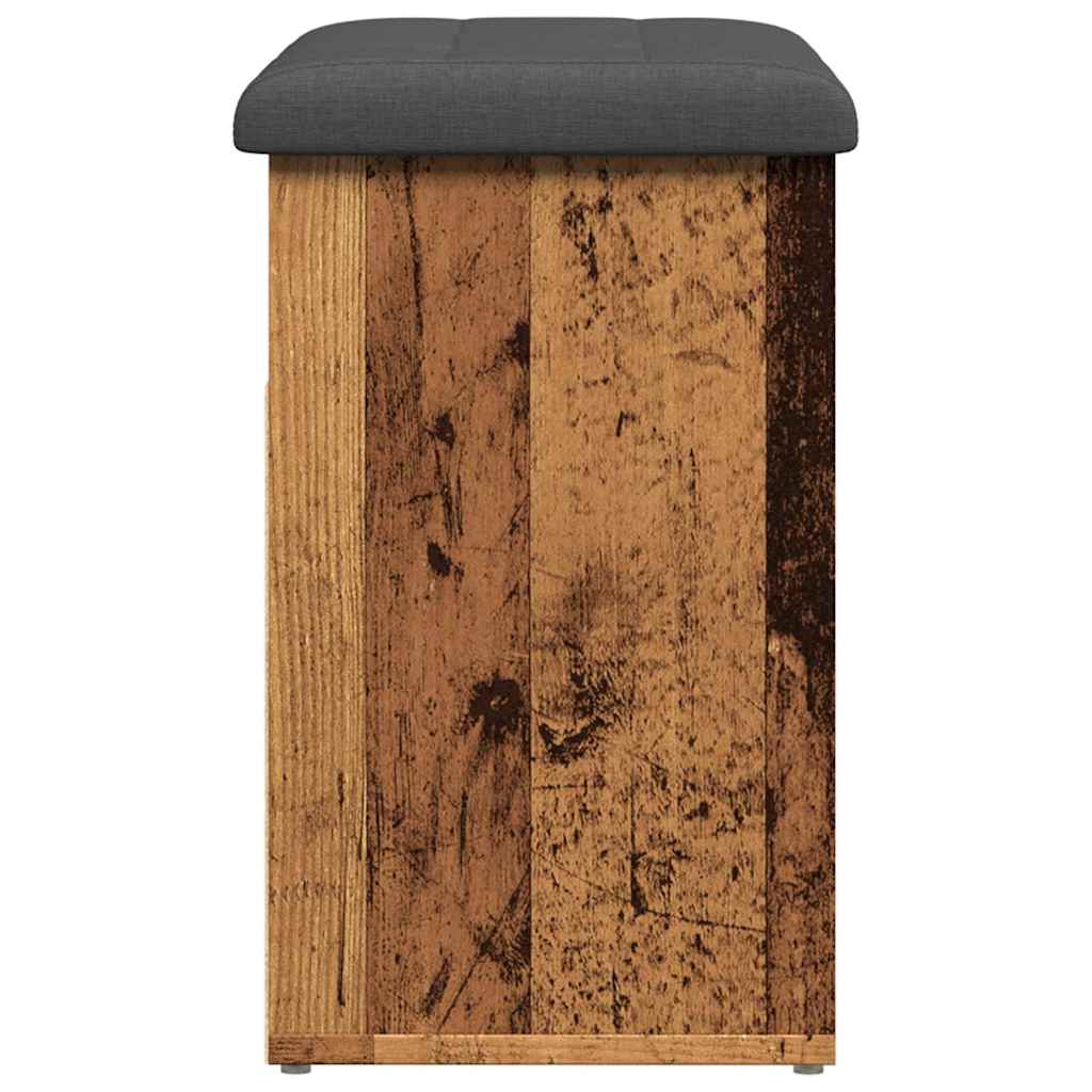 Scarpiera Legno Antico 62x32x50 cm in Legno Multistrato | homemem39