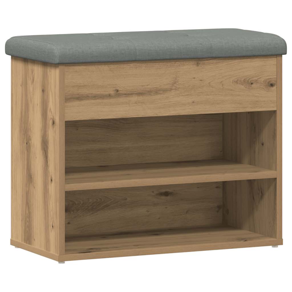 Scarpiera Rovere Artigianale 62x32x50 cm in Legno Multistrato | homemem39