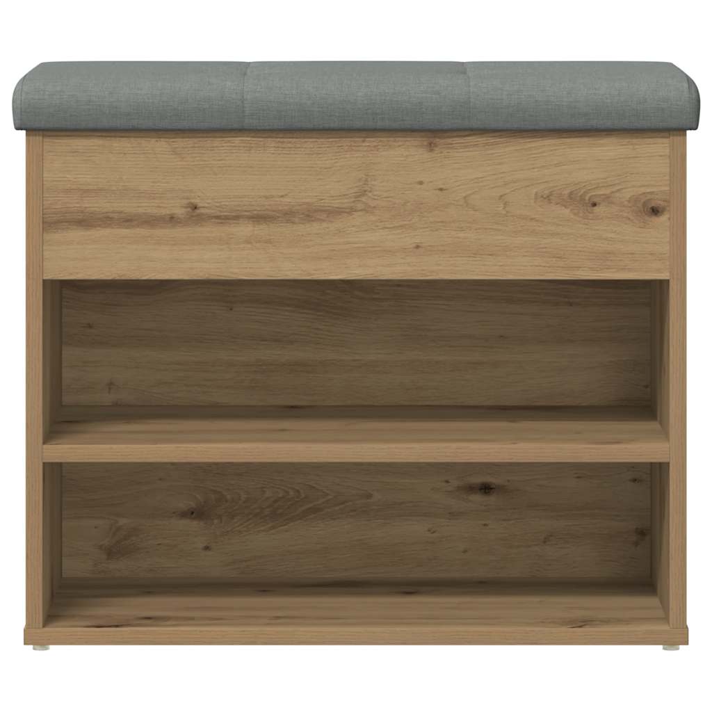 Scarpiera Rovere Artigianale 62x32x50 cm in Legno Multistrato