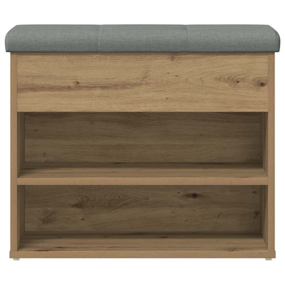 Scarpiera Rovere Artigianale 62x32x50 cm in Legno Multistrato