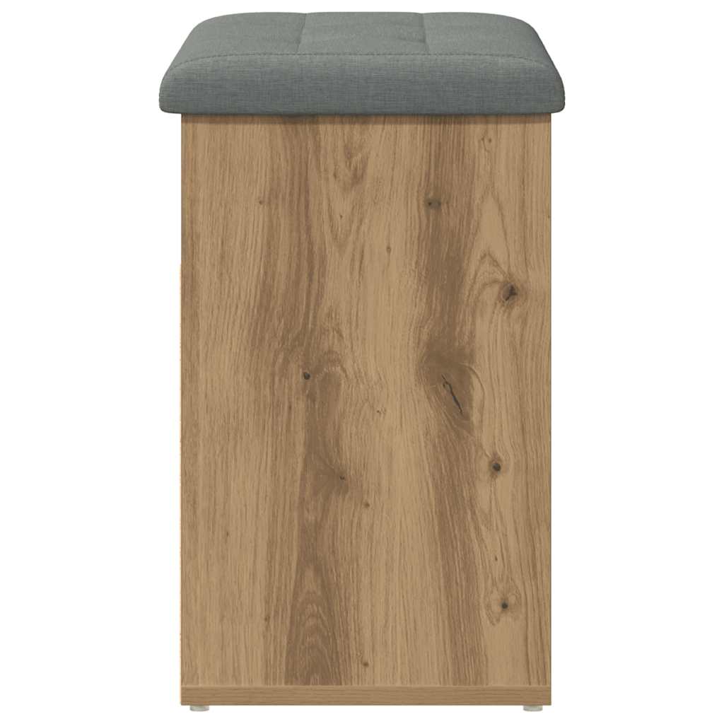 Scarpiera Rovere Artigianale 62x32x50 cm in Legno Multistrato