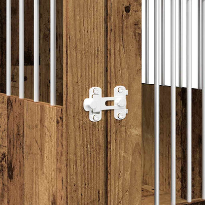 Gabbia Cani da Arredamento Legno Antico Legno Multistrato - homemem39