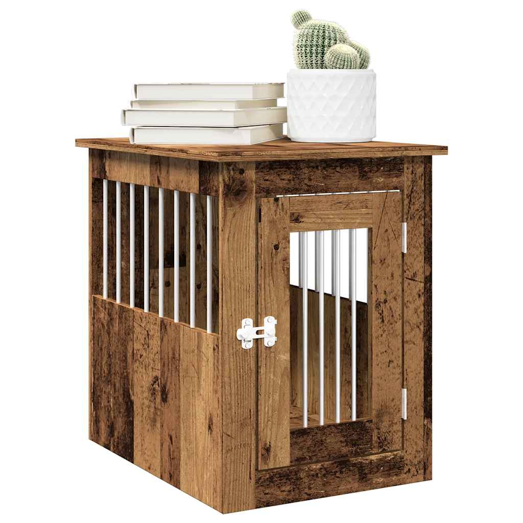 Gabbia Cani da Arredamento Legno Antico Legno Multistrato | homemem39