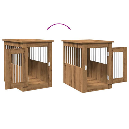 Gabbia Cani Arredamento Rovere Artigianale Legno Multistrato - homemem39