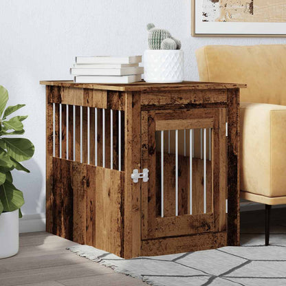 Gabbia Cani da Arredamento Legno Antico Legno Multistrato | homemem39