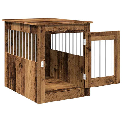 Gabbia Cani da Arredamento Legno Antico Legno Multistrato | homemem39