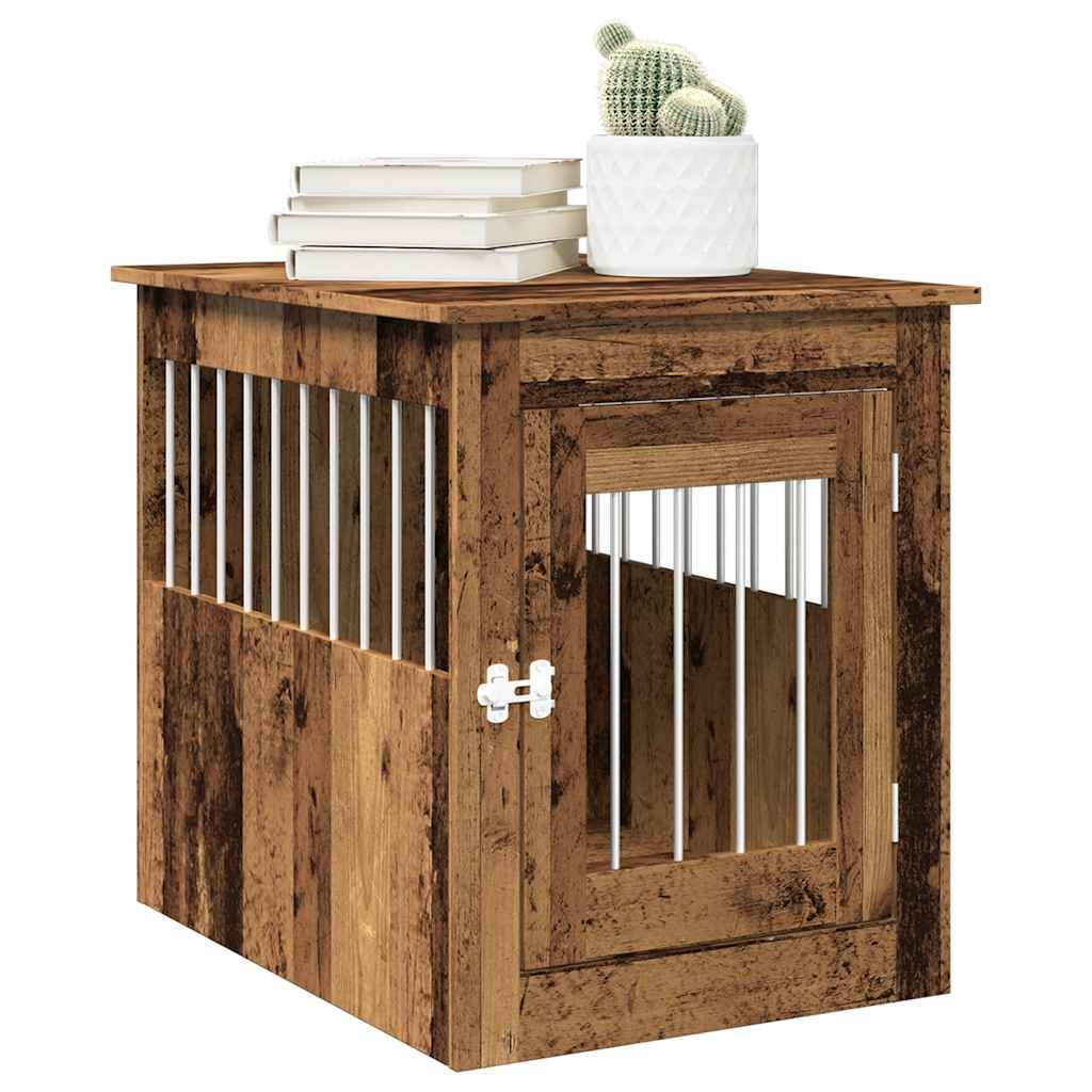 Gabbia Cani da Arredamento Legno Antico Legno Multistrato | homemem39