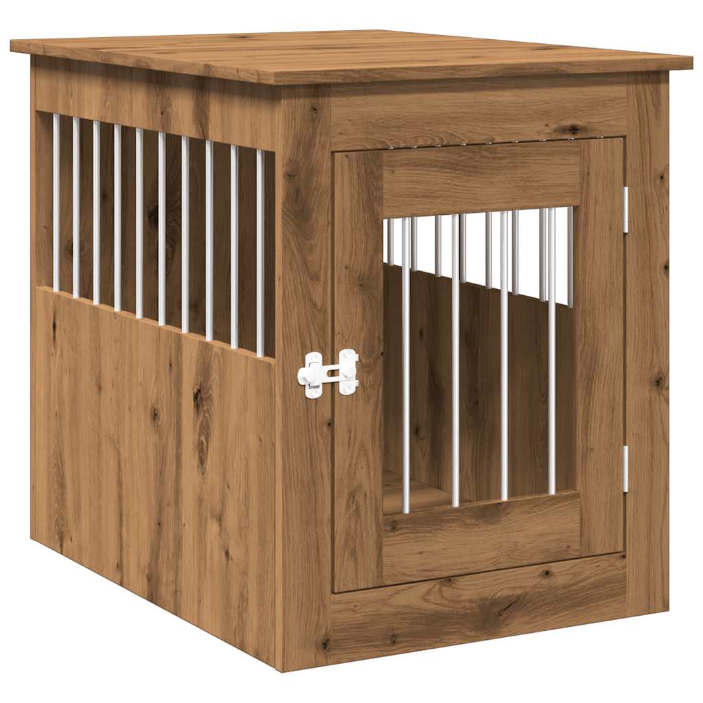 Gabbia Cani Arredamento Rovere Artigianale Legno Multistrato - homemem39