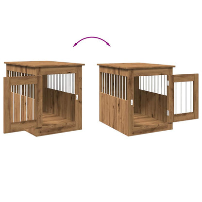 Gabbia Cani Arredamento Rovere Artigianale Legno Multistrato - homemem39