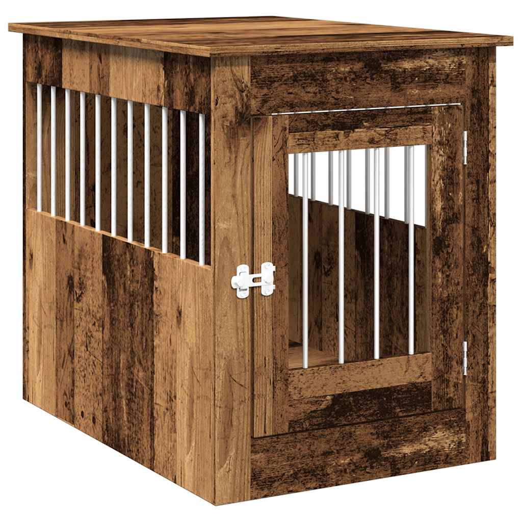 Gabbia Cani da Arredamento Legno Antico Legno Multistrato | homemem39