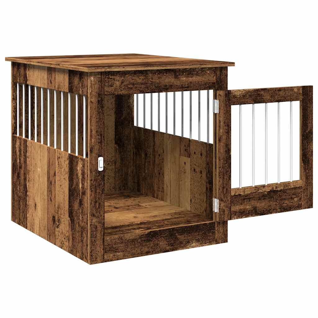 Gabbia Cani da Arredamento Legno Antico Legno Multistrato | homemem39