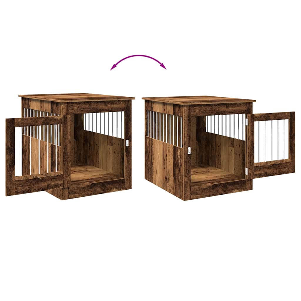 Gabbia Cani da Arredamento Legno Antico Legno Multistrato | homemem39